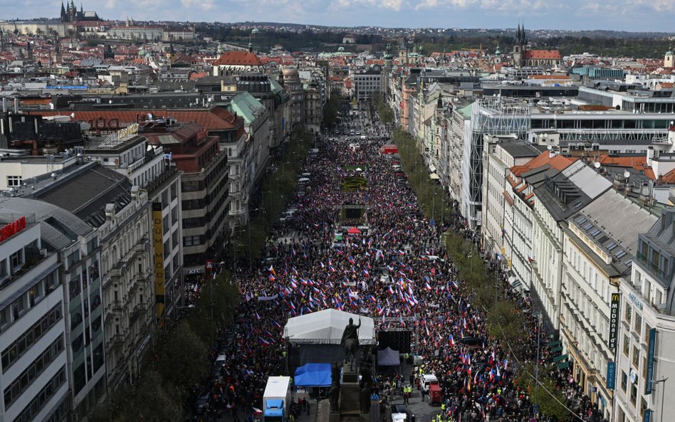 Demonstracja w Pradze