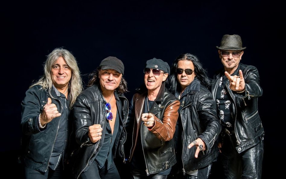 Scorpions A.D. 2017: Mikkey Dee, Matthias Jabs, Klaus Meine, Paweł Mąciwoda, Rudolf Schenker – główn