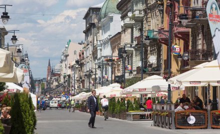 Ulica Piotrkowska w Łodzi