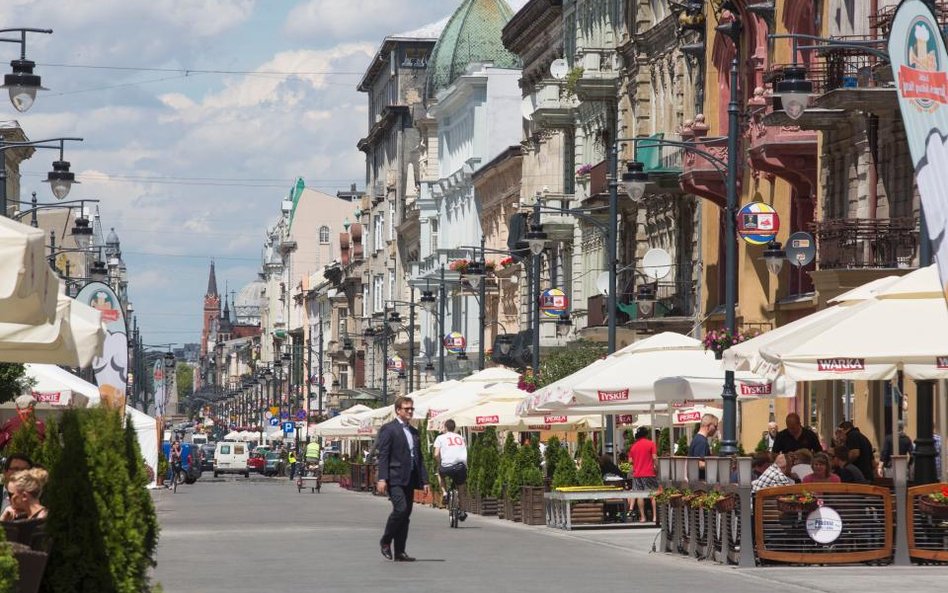 Ulica Piotrkowska w Łodzi