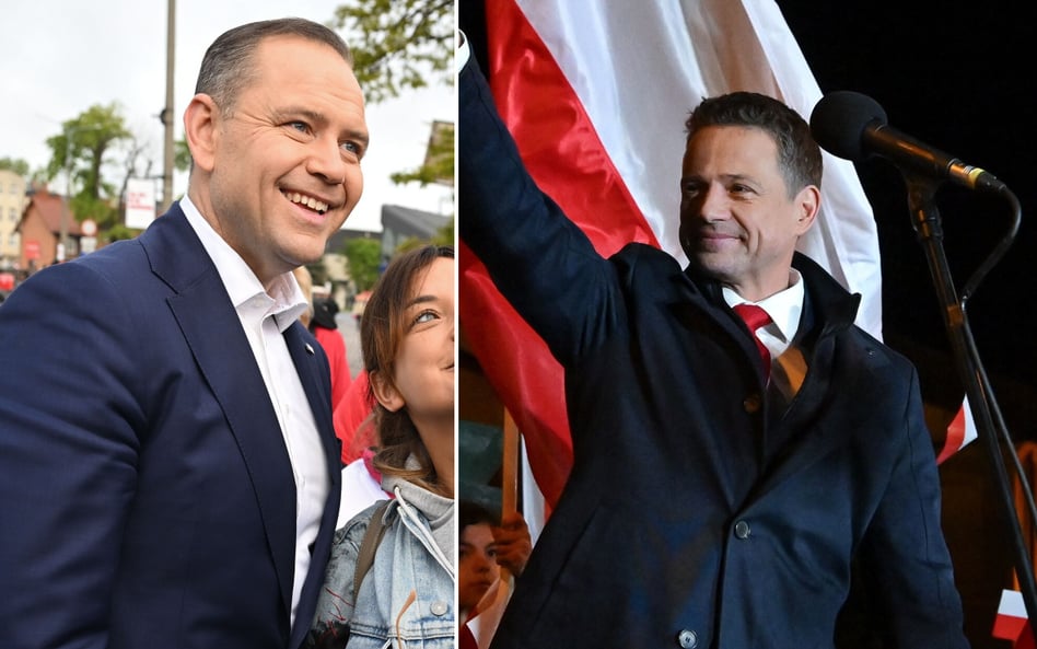Karol Nawrocki i Rafał Trzaskowski