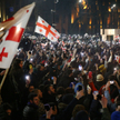 Protest w Tbilisi