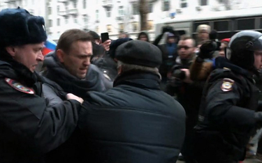 Policja zatrzymała Aleksieja Nawalnego