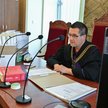 Sędzia Mariusz Wieczorek na posiedzeniu aresztowym Sebastiana M. w Sądzie Rejonowym w Piotrkowie Try