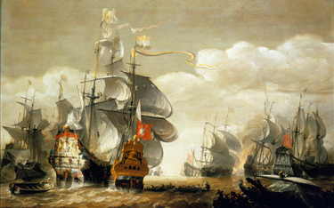 "Bitwa morska pod Lowestoft", Hendrik van Minderhout