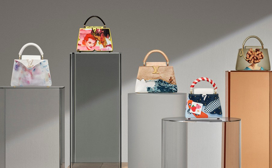 Tegoroczna kolekcja Artycapucines – pierwszy z prawej owoc współpracy Louis Vuitton z Ewą Juszkiewic