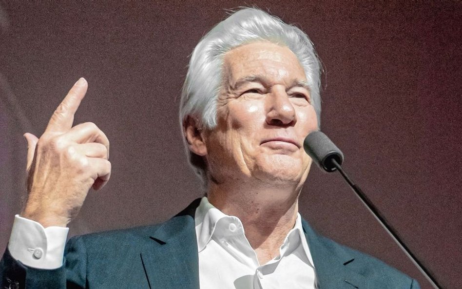 Richard Gere z nagrodą specjalną, którą otrzymał za swe aktorskie kreacje na tegorocznym festiwalu E