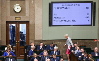Sejm opowiedział się przeciw odrzuceniu w pierwszym czytaniu projektu ustawy o wsparciu odbiorców ci