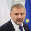 Minister sprawiedliwości, prokurator generalny Waldemar Żurek podczas konferencji prasowej w siedzib