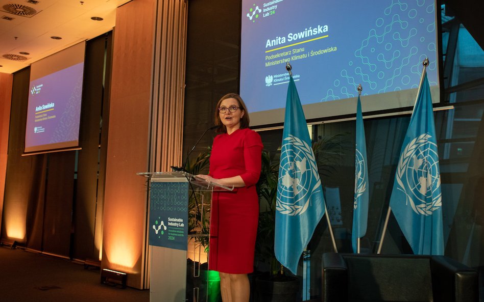 Anita Sowińska, wiceministra Klimatu i Środowiska na konferencji SILab ‘24.