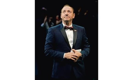 Kevin Spacey na gali w Old Vic Theatre w Londynie, 2015 r., u szczytu sławy i przed bojkotem środowi