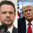 Rafał Trzaskowski i Donald Trump