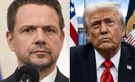 Rafał Trzaskowski i Donald Trump