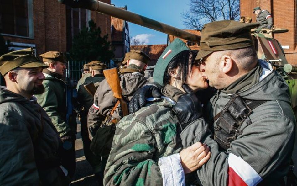 Rekonstrukcja historyczna w Gdańsku towarzyszyła marszowi ku pamięci Wyklętych.