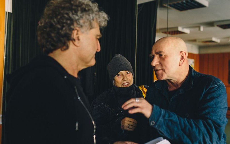 „Policja” Sławomira Mrożka – próba czytana w Teatrze Nowym w Łodzi.