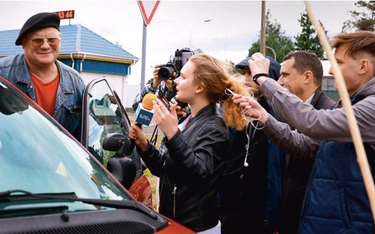 Kaciaryna Andrejewa i Dzmitry Pauliuczenka, były oficer służb podejrzany o związek z porwaniami prze