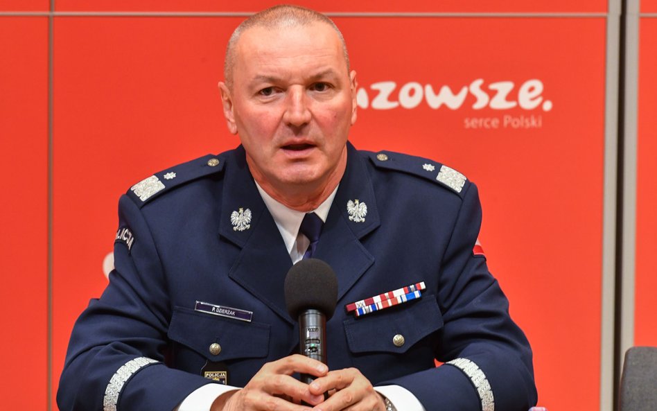 Komendant Stołeczny Policji nadinspektor Paweł Dzierżak