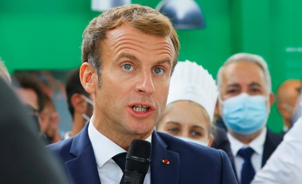 Prezydent Francji Emmanuel Macron