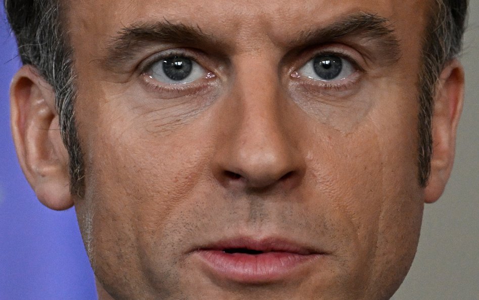 Prezydent Francji Emmanuel Macron