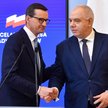 Premier Mateusz Morawiecki i wicepremier, minister aktywów państwowych Jacek Sasin