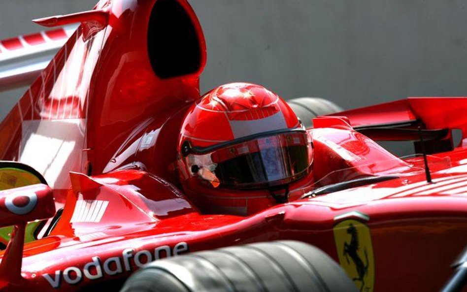 Michael Schumacher na torze Monza w 2006 roku