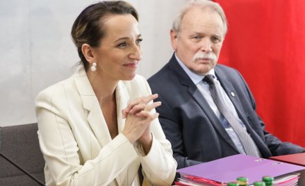 Kandydaci na stanowisko Rzecznika Praw Obywatelskich: Sylwia Gregorczyk-Abrami Adam Borowski podczas