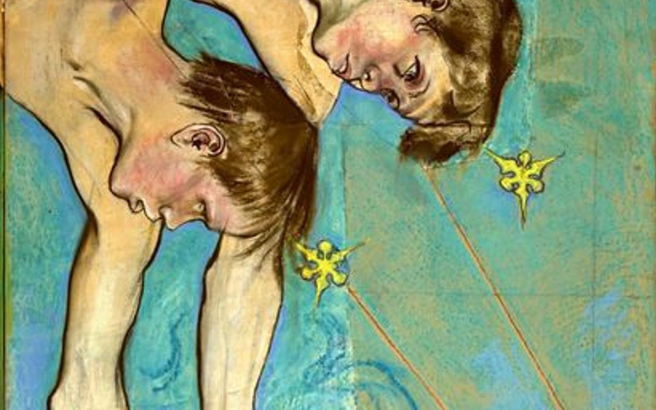 Łucznicy. Projekt dekoracji malarskiej do prezbiterium kościoła Franciszkanów w Krakowie, 1895 paste