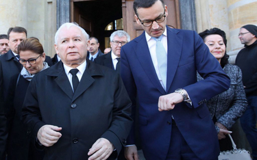 Jarosław Kaczyński i Mateusz Morawiecki. Socjalna i ta bardziej biznesowa twarz PiS