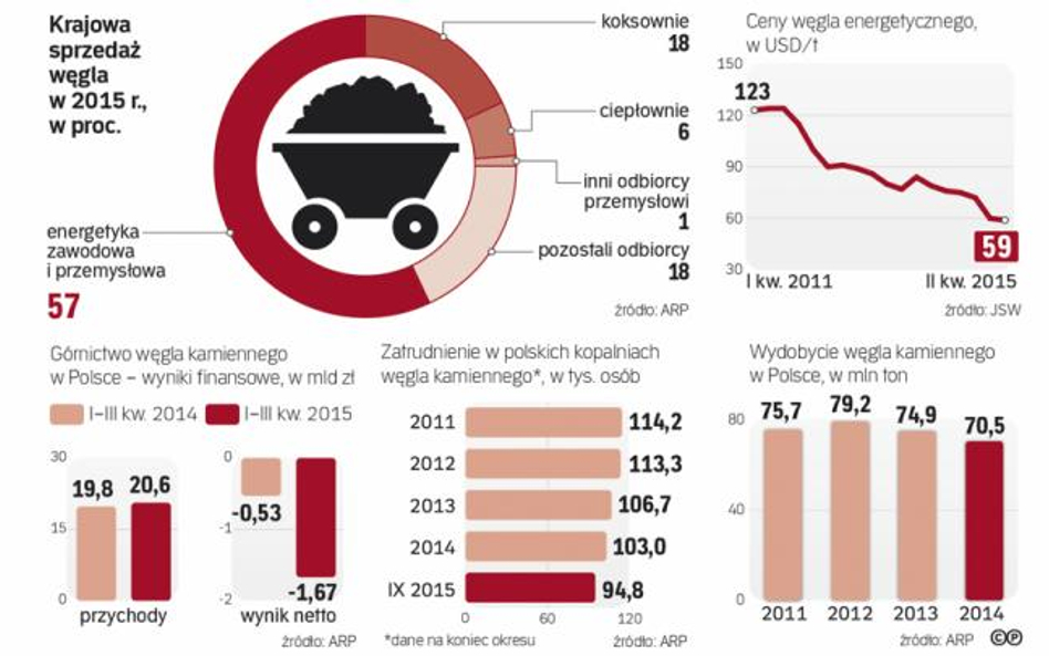 Energetyka zawodowa jest głównym odbiorcą polskiego węgla