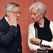 Jean-Claude Juncker, przewodniczący Eurogrupy oraz Christine Lagarde, szefowa MFW spierali się na te