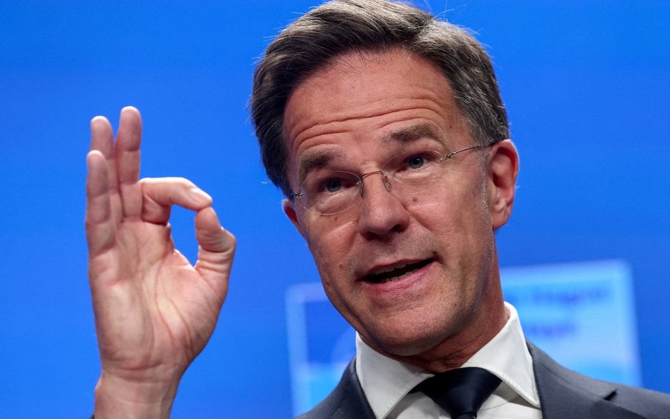 Sekretarz generalny NATO Mark Rutte