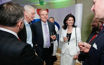 prof. Michał Kleiber, Andrzej Malinowski, Ilona Antoniszyn-Klik, Paweł Jabłoński