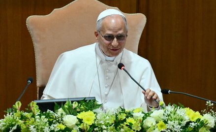 Papież Leon XIV uczestniczy w prezentacji swojej pierwszej encykliki „Magnifica Humanitas” poświęcon