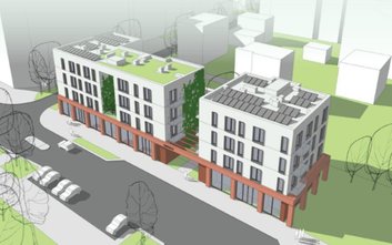 Wizualizacja nowej inwesytcji na Pradze-Południe