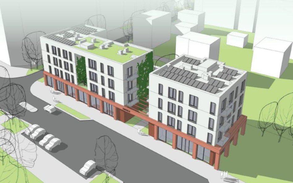 Wizualizacja nowej inwesytcji na Pradze-Południe