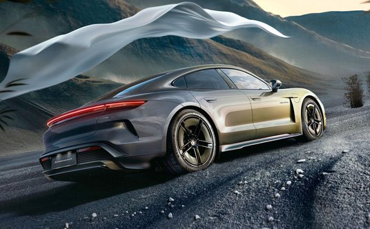 Porsche Taycan Turbo S Celestial Jade