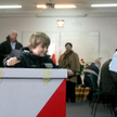 Jarosław Kaczyński głosuje w wyborach samorządowych w 2010 r.