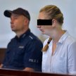 Oskarżona Aleksandra J.  na sali Sądu Apelacyjnego we Wrocławiu