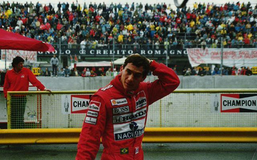 Ayrton Senna na torze Imola