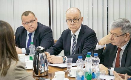 Od lewej Jakub Stelina, Jacek Trela, Maciej Bobrowicz.