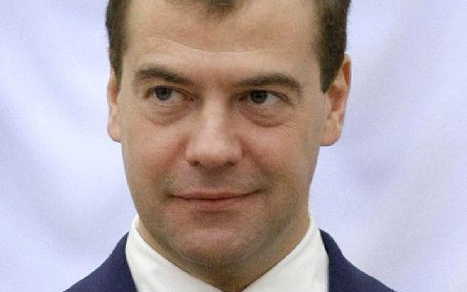 Rosyjski prezydent Dmitrij Miedwiediew nie przekonał Unii do swoich racji. .