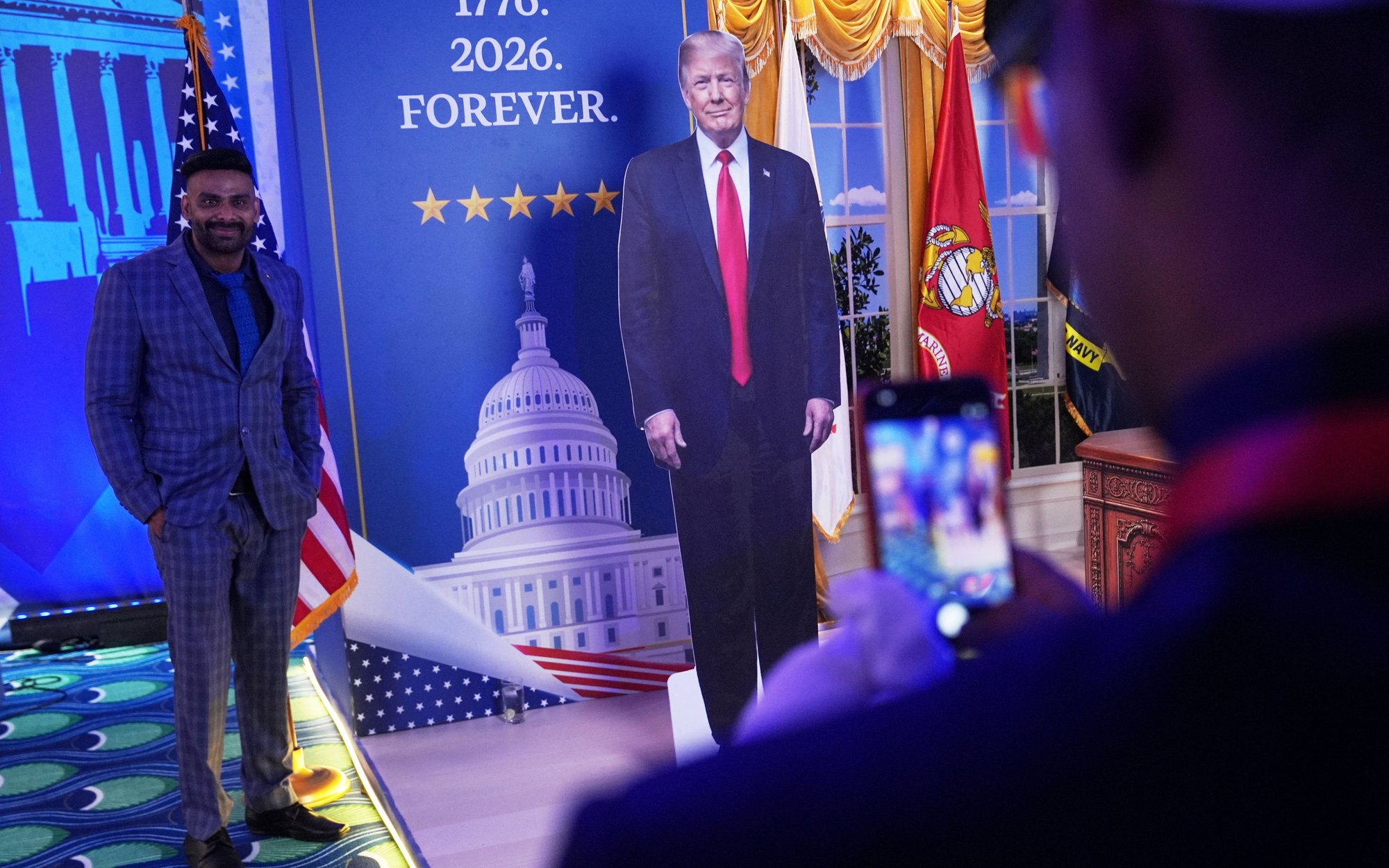 250th anniversary of the founding of the USA. Donald Trump decided to overshadow the jubilee
