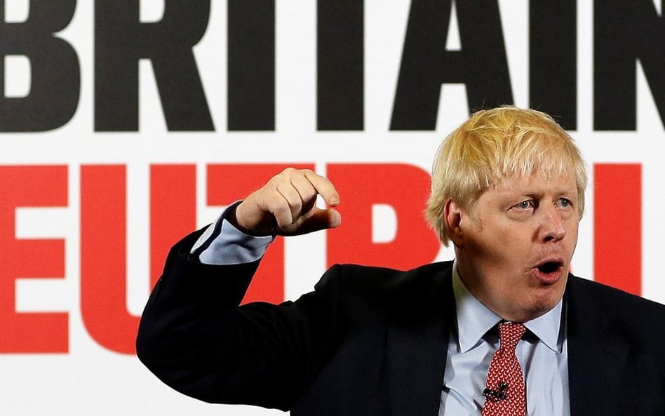 Premier Wielkiej Brytanii Boris Johnson