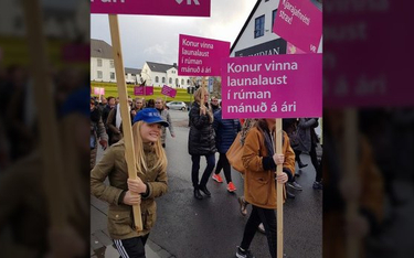 Islandia: Protest kobiet ws. nierównych płac