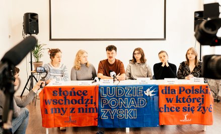 Przedstawiciele inicjatywy Wschód przed wyjazdem na COP28 w Dubaju.