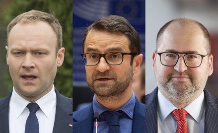 Od lewej: Marcin Mastalerek, Tomasz Poręba i Adam Bielan.