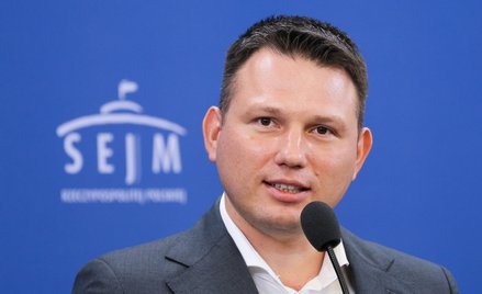 Poseł Sławomir Mentzen, jeden z liderów Konfederacji