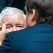 Jarosław Kaczyński i Zbigniew Ziobro podczas pierwszego posiedzenia nowego Sejmu, 12 listopada 2019 