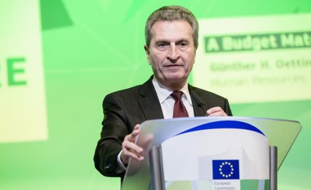 Guenther Oettinger, unijny komisarz ds. budżetu
