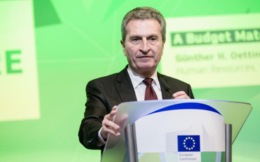 Guenther Oettinger, unijny komisarz ds. budżetu